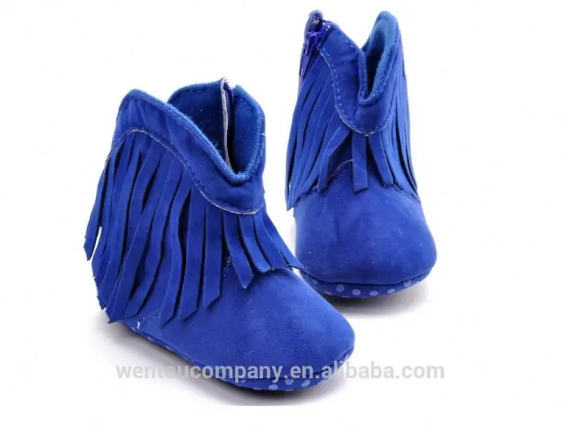 
Free Shipping High Top Tassel Kids Boots 