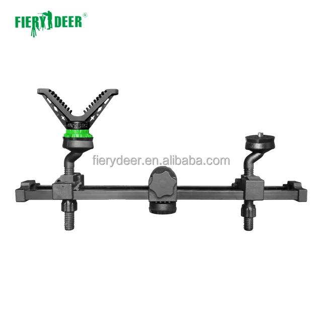 Camera Telescopic hunting aluminum shooting stick/ two-piont GUN REST