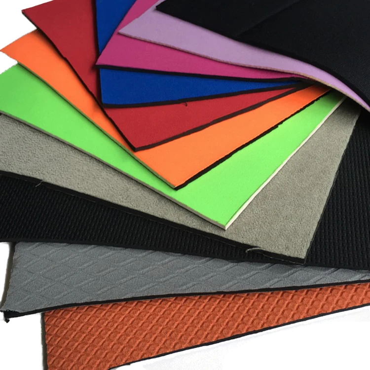 
Eco-friendly SBR and knitted stretch compound 2mm neoprene fabric wholesale for surfing clothes 