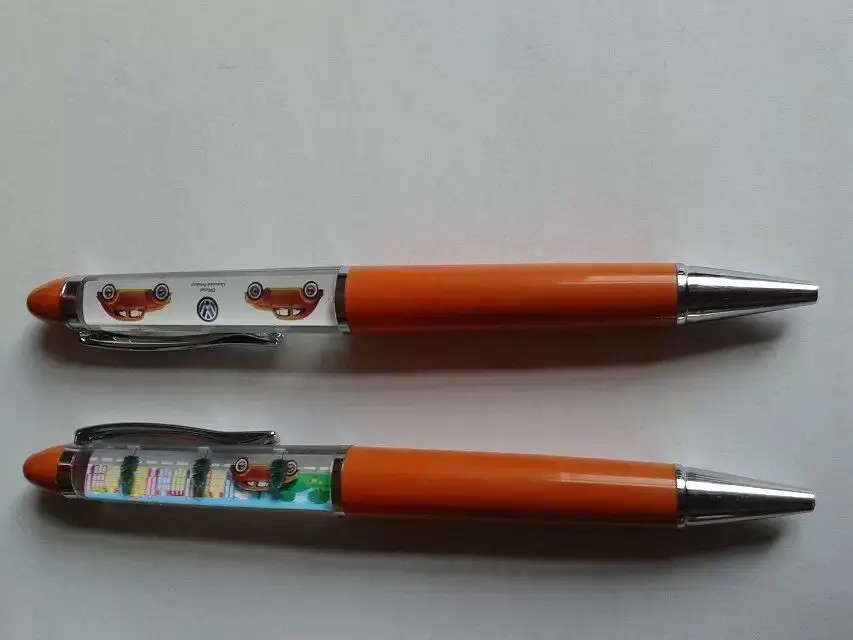 2019 popular new item ball pen customized logo promotional floaty pens