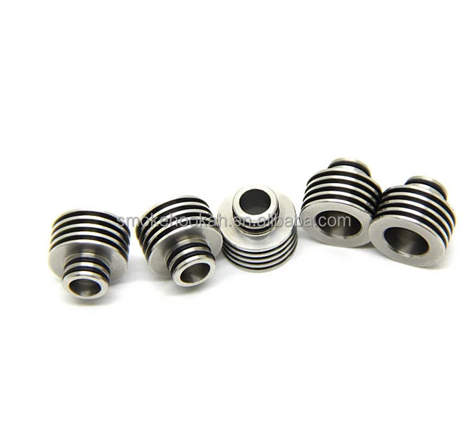 newest arrive 510 heat sink drip tip on hot selling 510 heat sink adaptor wholesale SS 510 heat sink