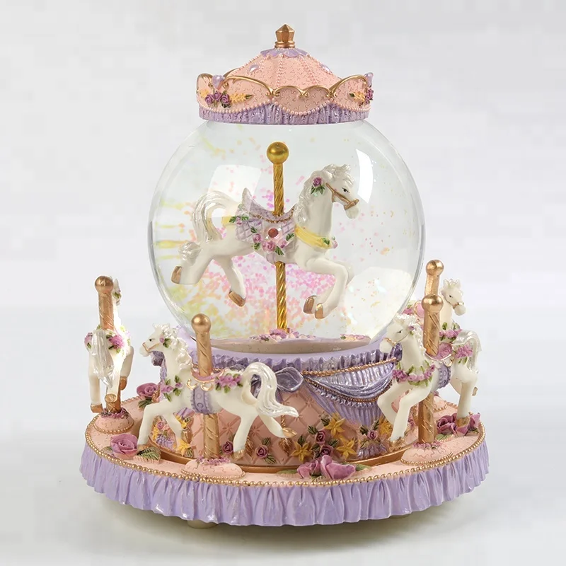 Wholesale tourist souvenir gift merry-go-round music box