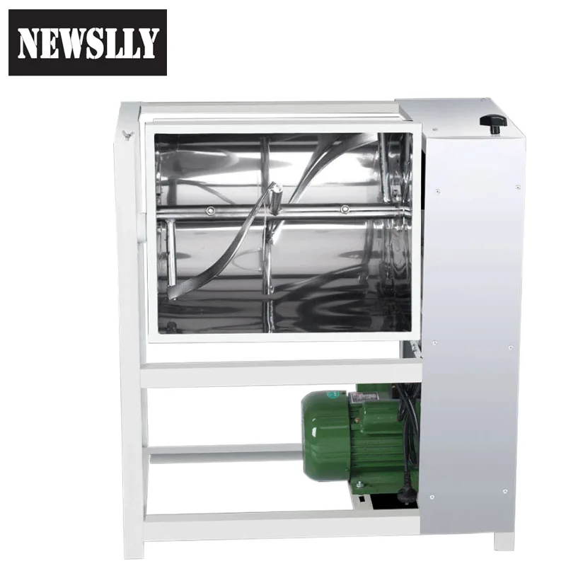 Commercial horizontal Bread Dough Mixer Stainless Steel Horizontal Dough Mixer Horizontal Flour Dough Mixer