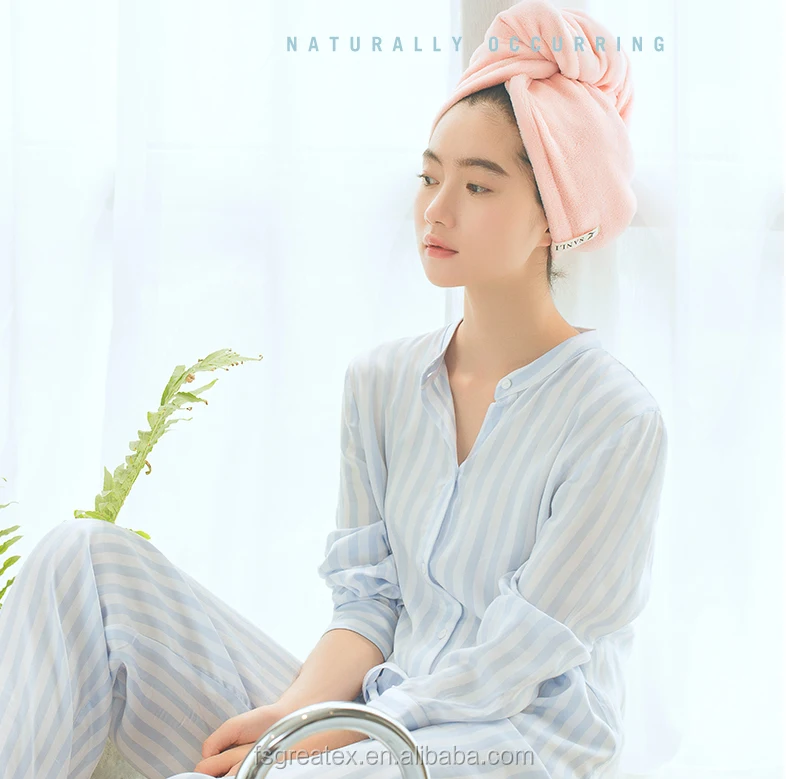 Custom Hair Turban Salon Magic hair drying cap