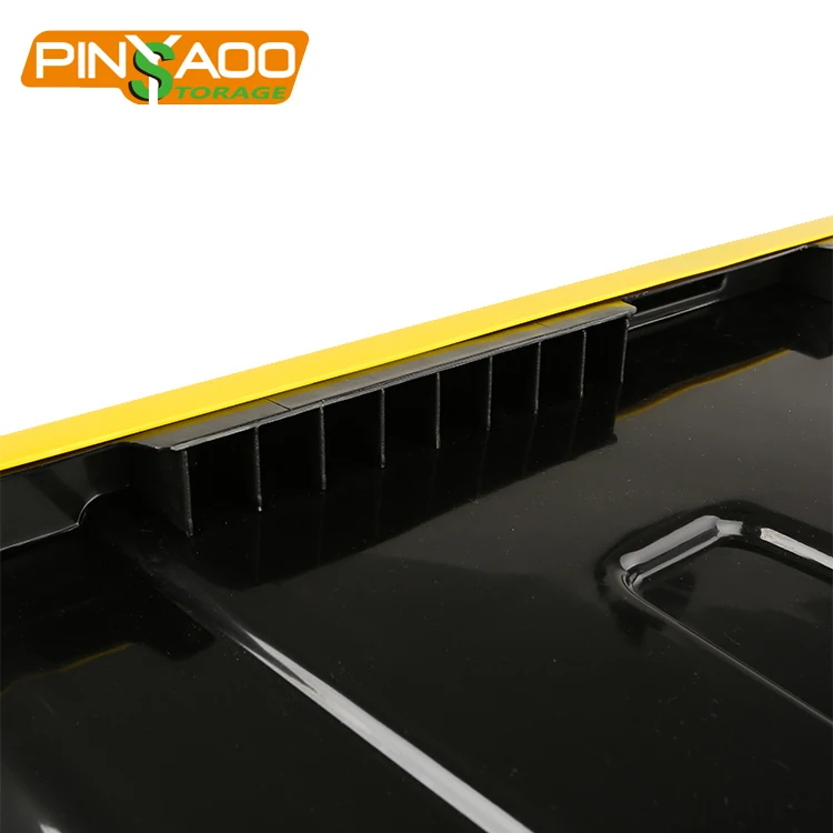 Wholesale Stackable Various Color Black 100L Plastic Waterproof Tool Box Large