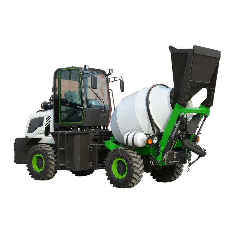 
4x4 Self Loading Mobile Concrete Mixer Truck 