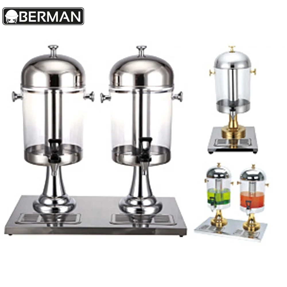 Juice bar equipment 2 tanks stainless steel plastic cheap powder fruit juice dispenser for sale philippines