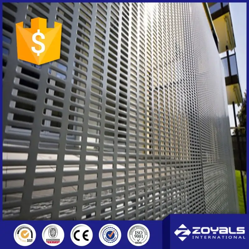 Фабрика Экспорта Перфорированный Металлический Забор Продукта