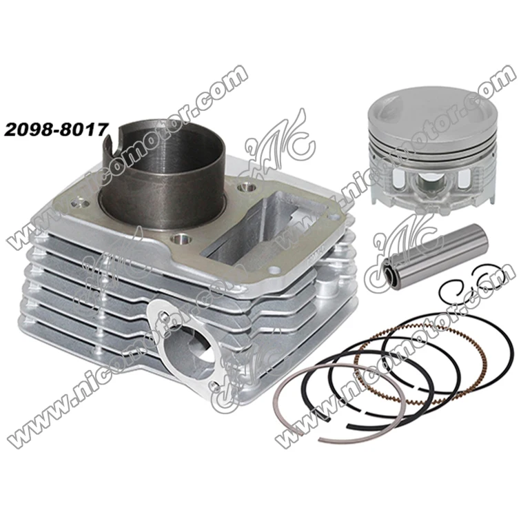 Motorcycle Cylinder Piston Ring Gasket Kit 56.5MM Bore  for TY125