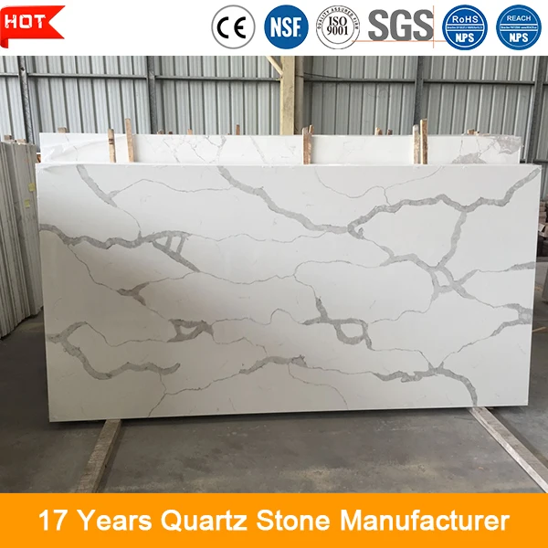 
New style calacatta engineered stone quartz for Interior design 