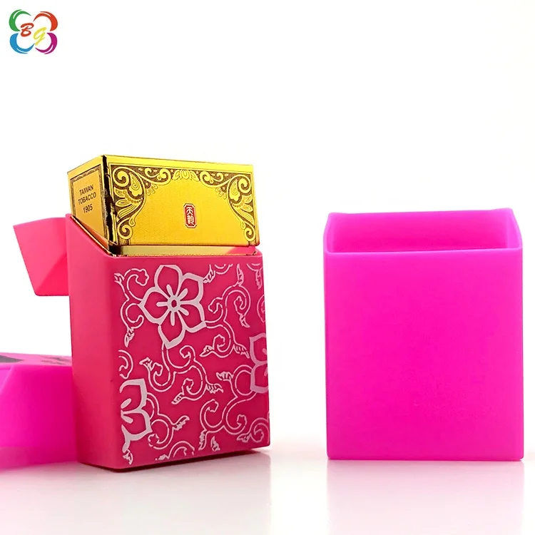 Рекламные подарки Китай Оптовая Пользовательские логотип печати силиконовый портсигар