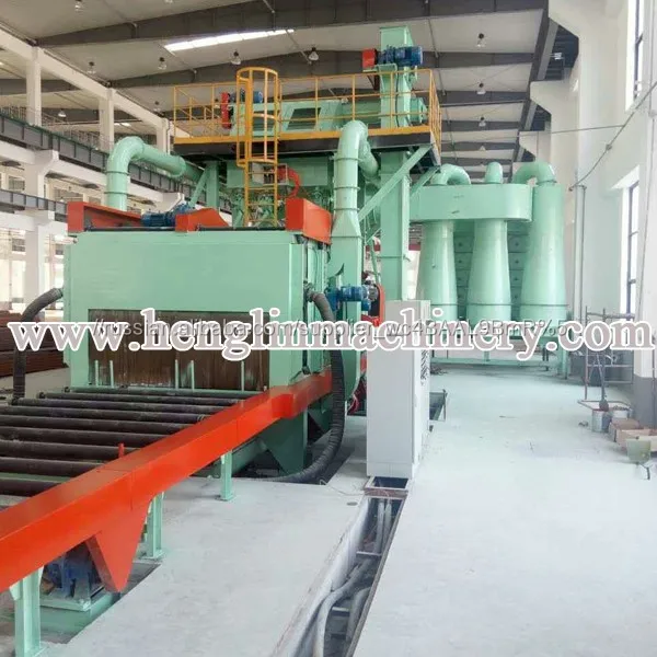 Q6925 Через типа машины дробеструйной очистки