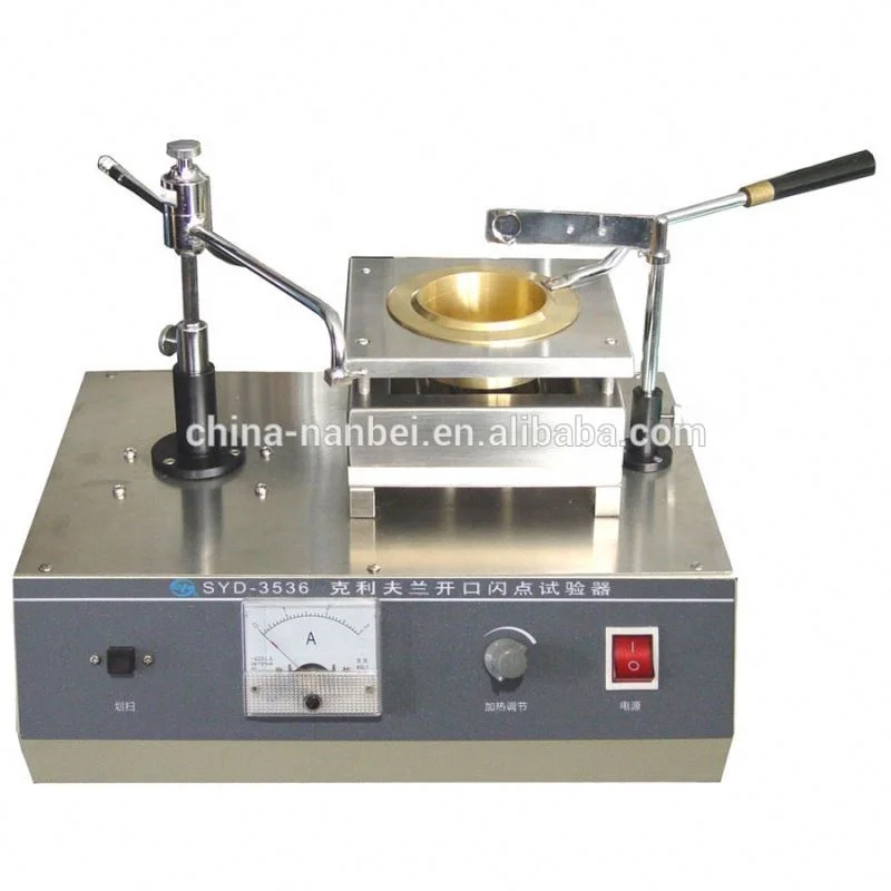Нефтяной продукт Cleveland, тестер точки вспышки с открытым стаканом