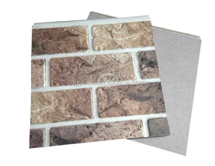 Fireproof and Antibacterial Fiber Cement Ceramic Brick Siding Composite Panels Product