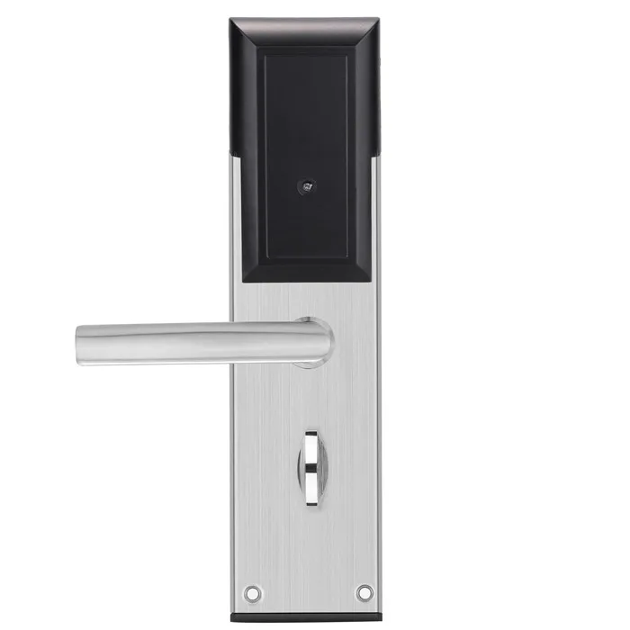 Special flat handle resort rfid hotel keyless card door lock