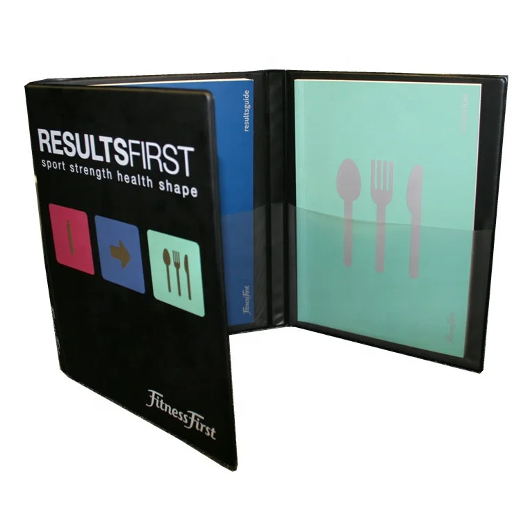 Delicate appearance three fold file folder