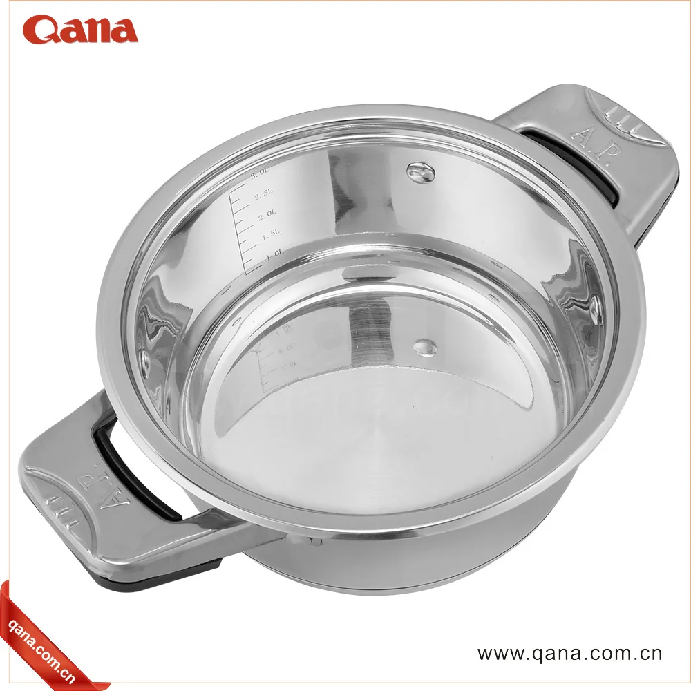 Stainless steel cooking pot hot on sell in America / South Africa cookware set