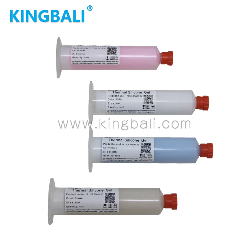 Китайский заводская цена 30 мл/35 мл/50 мл силиконовая Тепловая клей гель