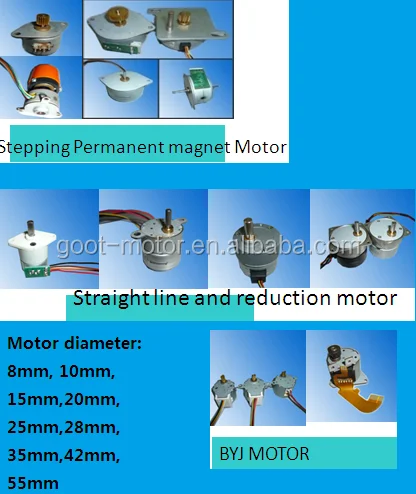 PM Stepper Motors 35mm micro motors