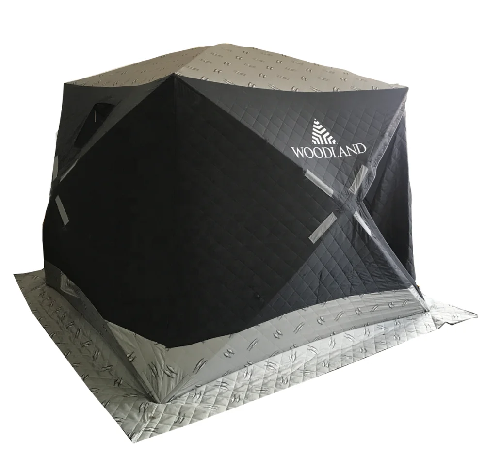 Tent Ice Fishing quickset  Fatfish pop up portable Triple-Layer Sewn-and-quilted carp ice  fishing  Tent