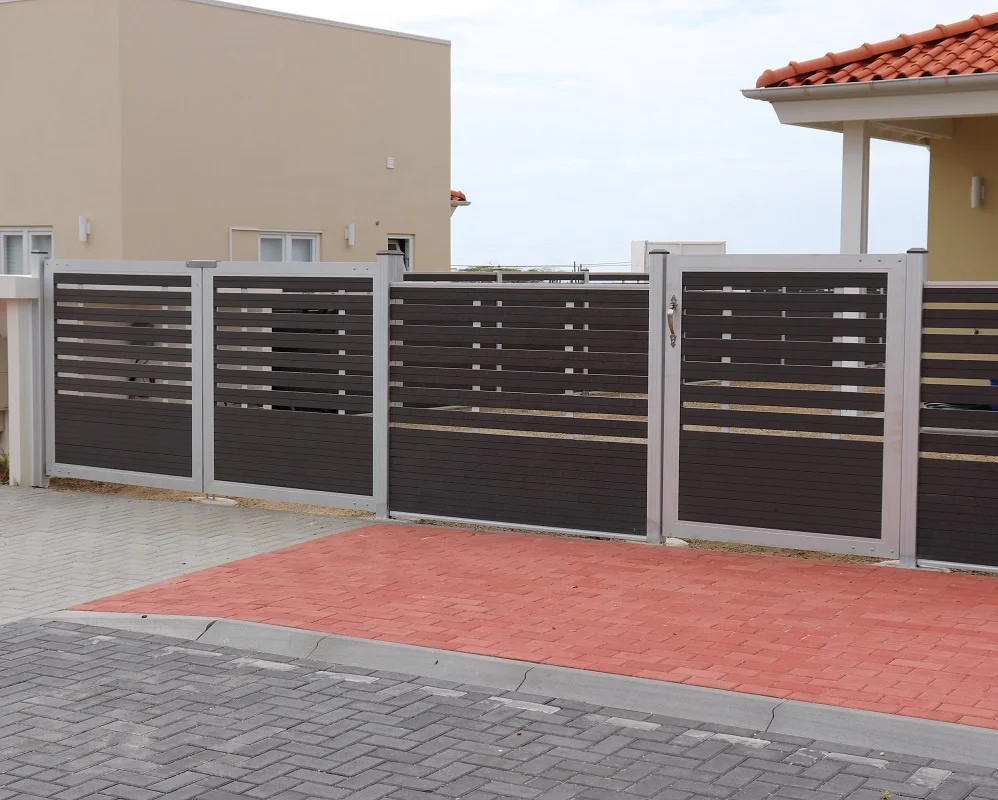 Supplying Recyclable WPC plastic garden fence