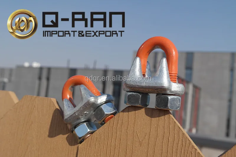 
Drop Forged U.S Type Standard Fasteners G450 Wire Rope Clip 