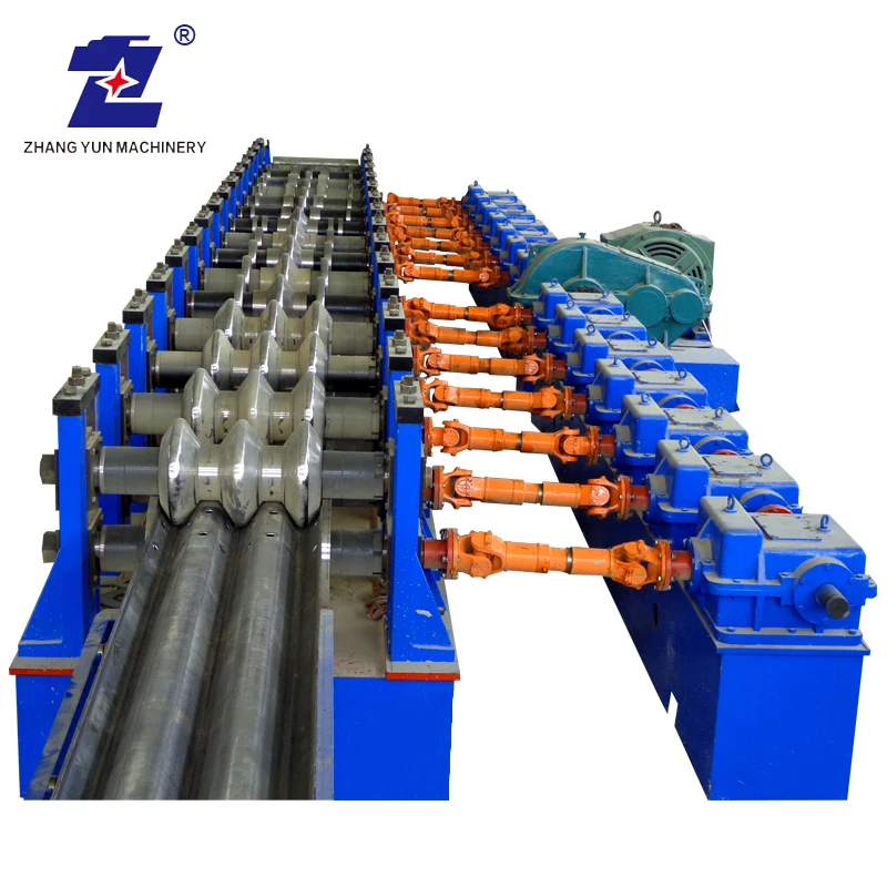High Speed W Beam 2 Wave Three Wave Highway Guardrail Making Machine Fence Post Machine