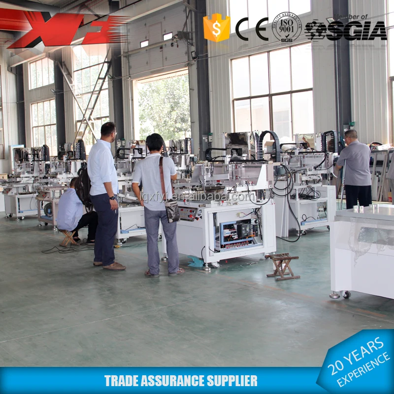 Vertical flat vacuum silkscreen machine for sale