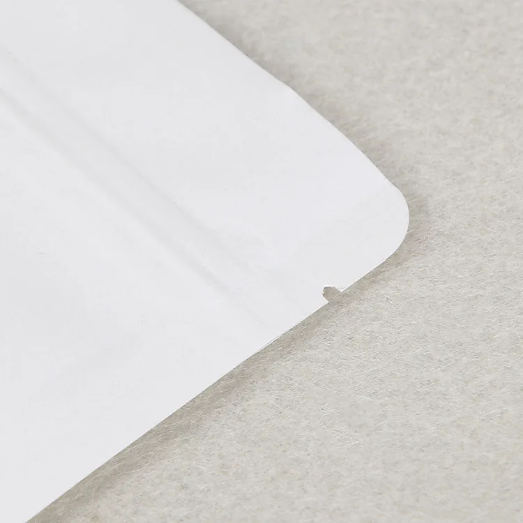 Китай поставщика белый встать мешочек с окном белый стоячий мешок