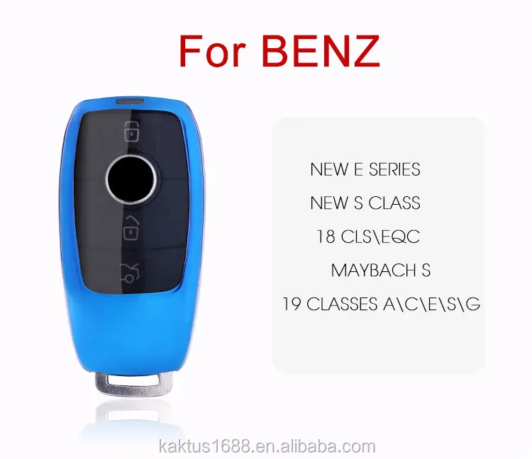 For Benz 19 Classes A\C\E\S\G New E Series New S Class 18 CLS\EQC Maybach S Car Key Case TPU protect Cover Carkey shell