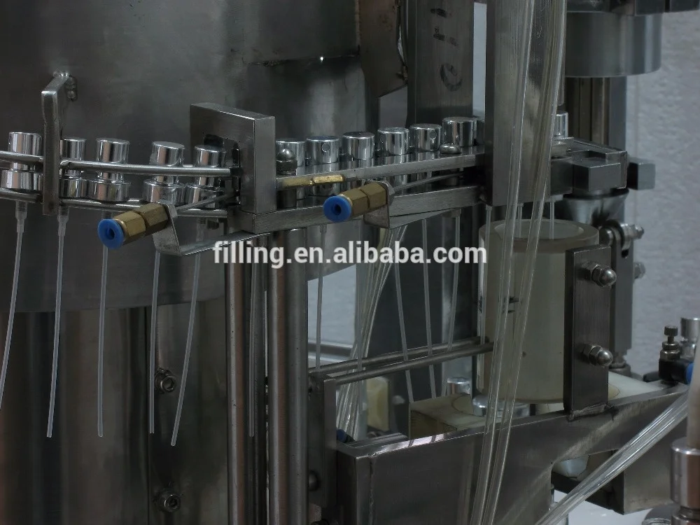 Essential oil filling and capping machine bottle washing filler