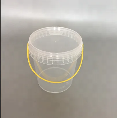 1kg honey bucket plastic with handle and lid