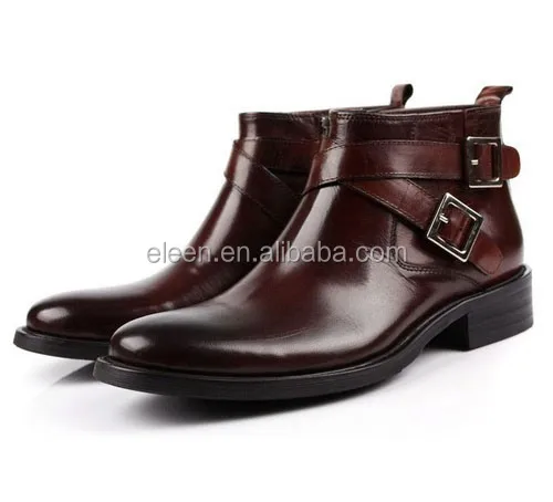 
Italian shoe brands genuine leather men boot 