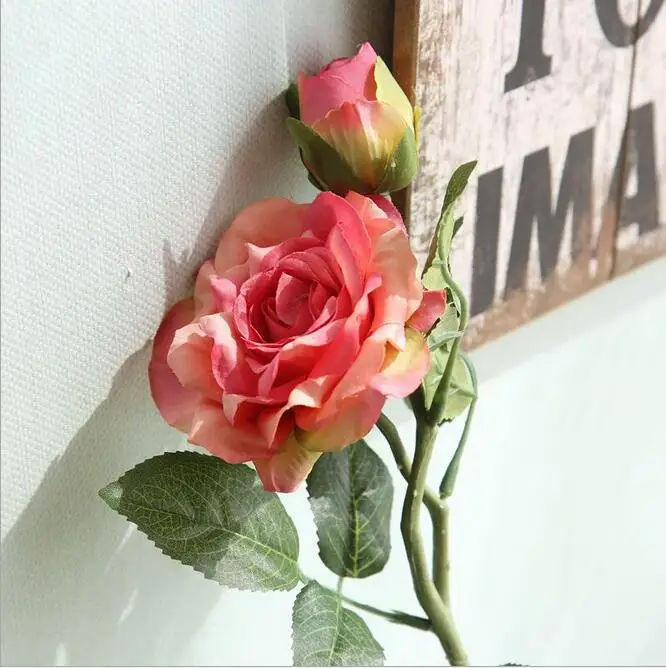 Wholesale peony party home decorations DIY fake flower wall customized artificial big silk rose flower wedrose wedding decor