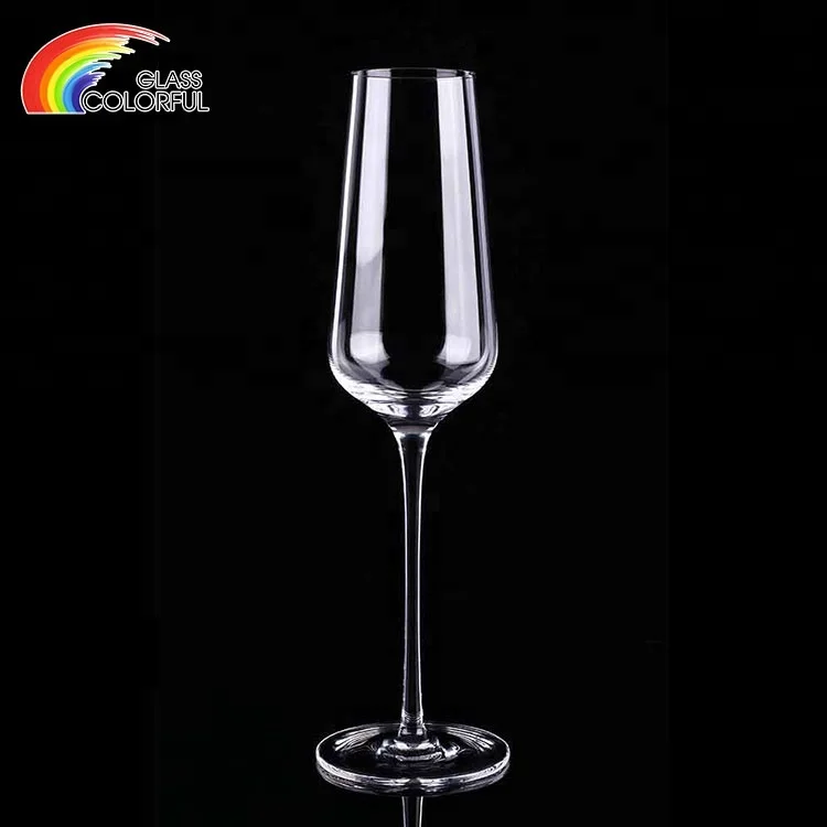 Wine Cup Champagne High Grade Clear Glass Carton Crystal Glass Set of Glasses Custom Logo Printing Holy Communion Wine Glasses