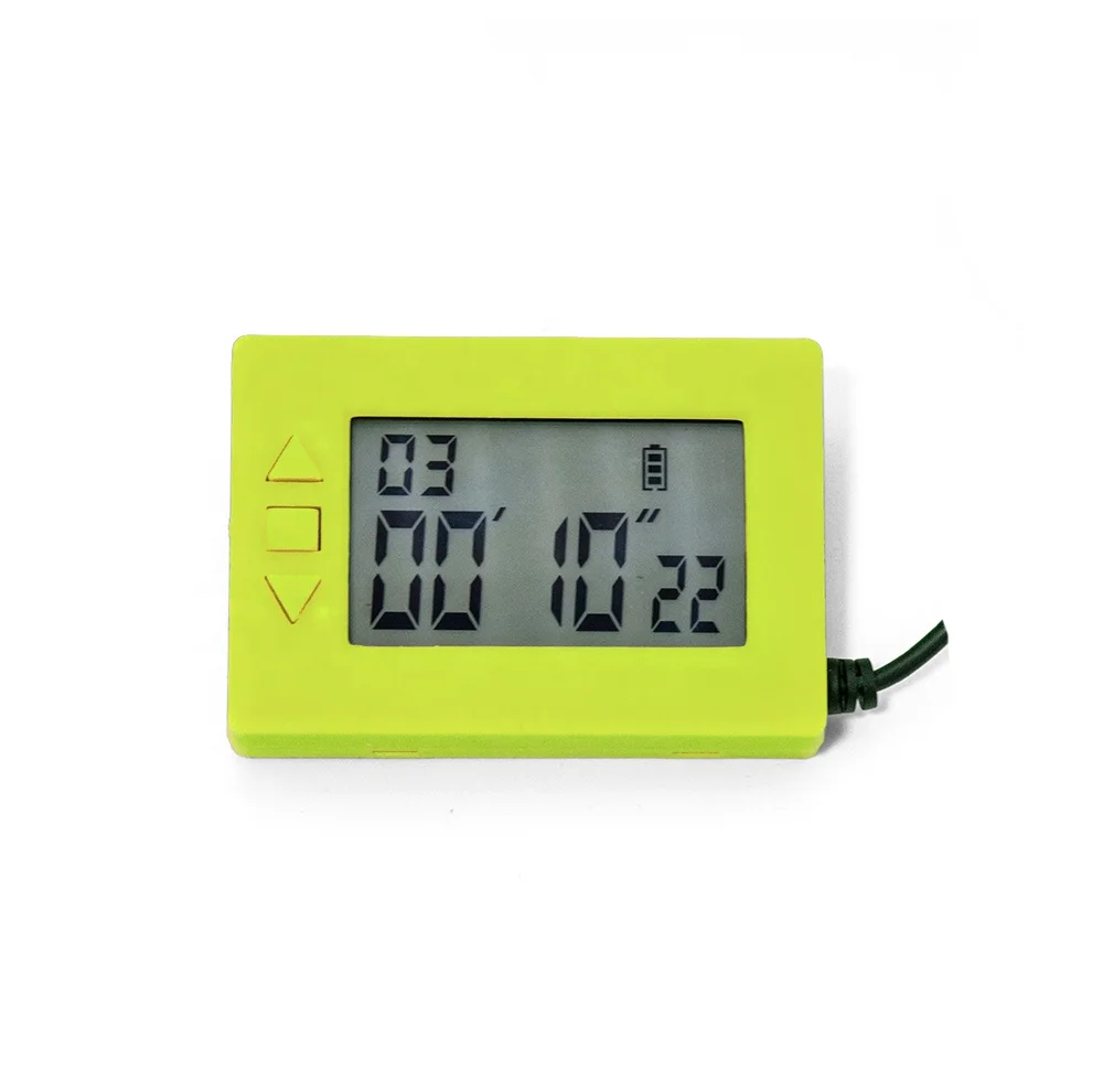 Motorcycle Car Racing Infrared Lap timers chargeable In Yellow