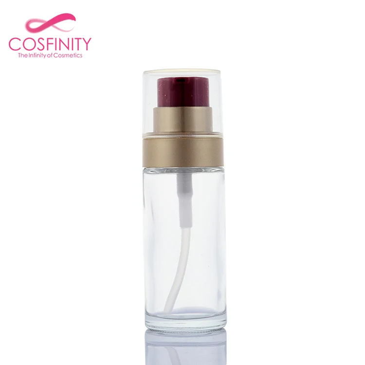 CP07-0017 Cheap price no minimum order acrylic liquid foundation bottle with liquid pipe