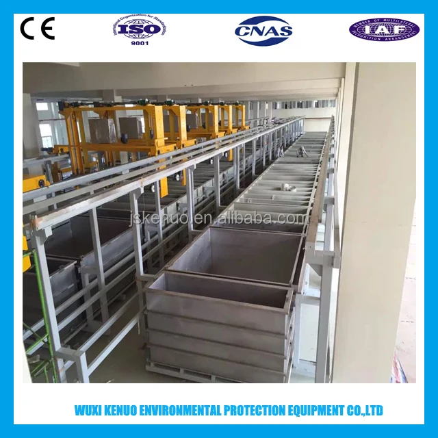 Automatic ABS satin nickel plating equipment line