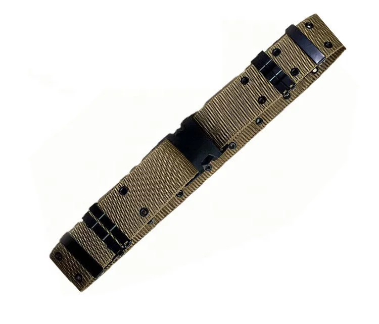 Нейлоновый военный тактический Мужской ремень, 2 упаковки, Холщовый уличный сетчатый ремень с пластиковой пряжкой