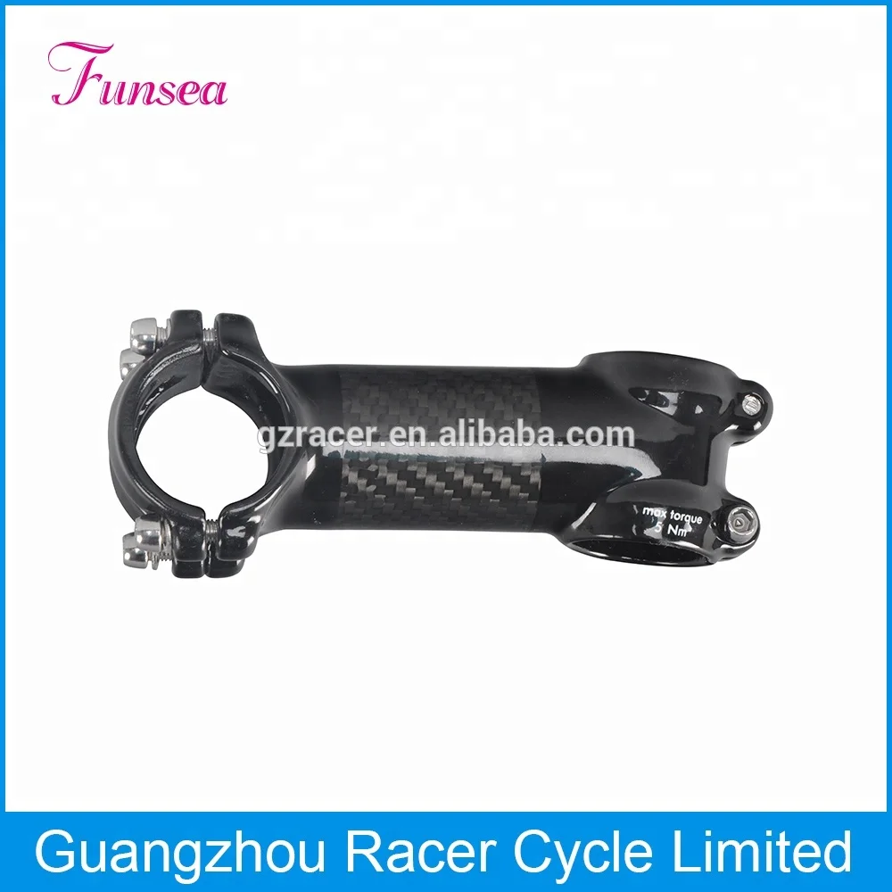 Aluminum alloy new design customized fiber bicycle parts ultra-strong carbon mtb road bike handlebar stem 31.1 - 32.5mm