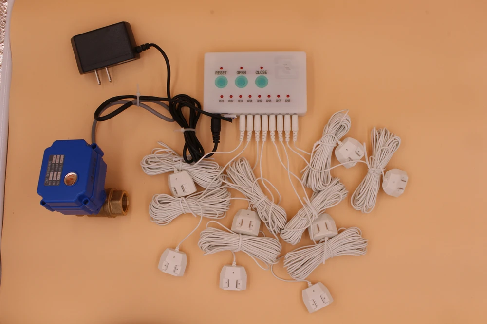 auto shut off valve for water leak water leak detector with shut off valve with alarm water leak detector with shut off valve