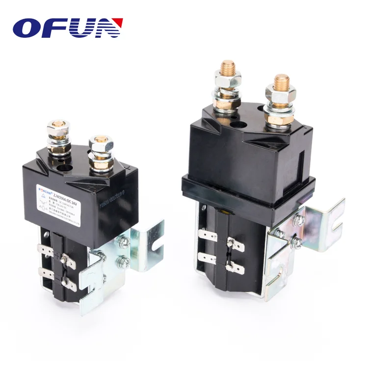 OFUN China Supplier 100A 400A Normally Open Power Connector Ip67 Relay For Winch
