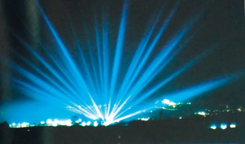 Outdoor Sky Beam Light 2500W Skyrose  Light