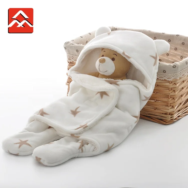 
newborn organic wrap swaddle blanket stroller infant baby sleeping bag 