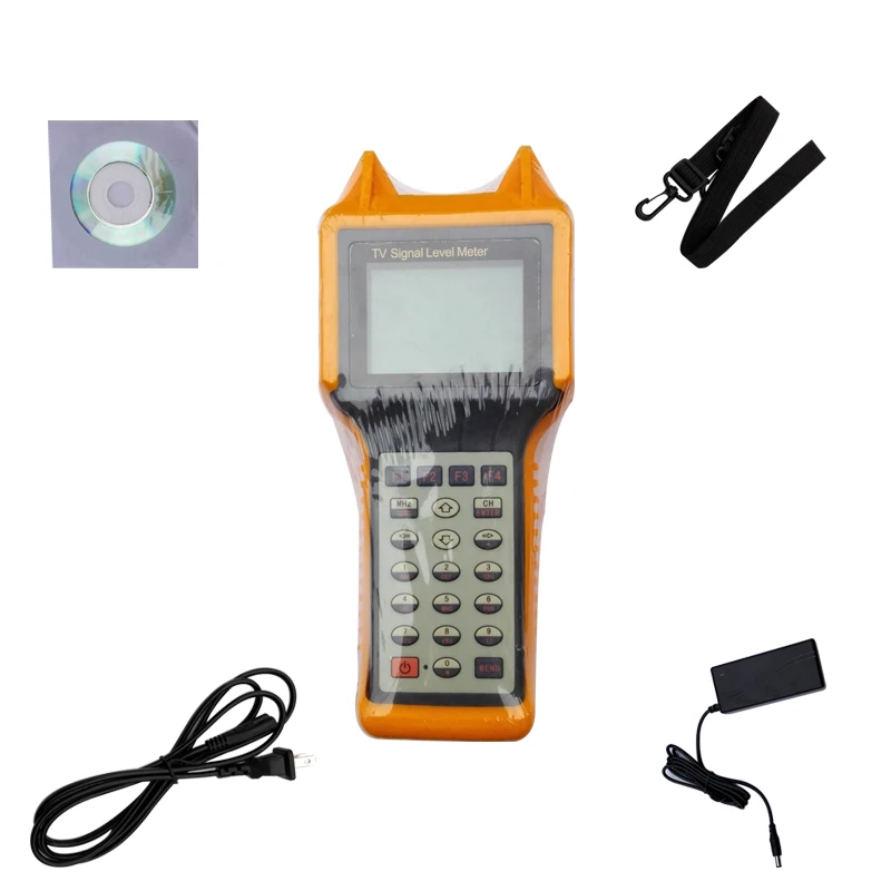 5-870MHz 64 / 128 / 256 QAM Digital Cable TV Signal Analyzer with Spectrum MER BER