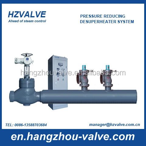 High steam pressure reducing desuperheater