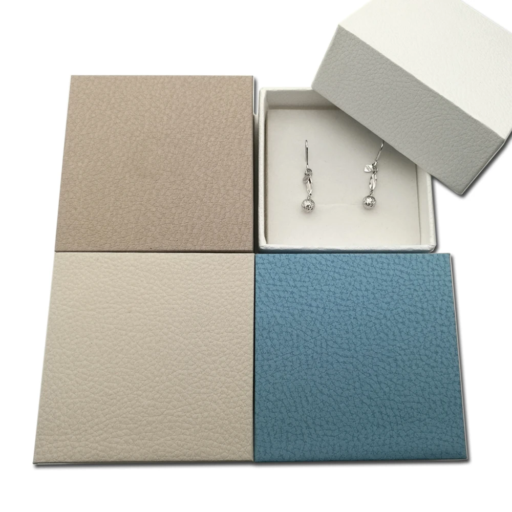 Custom logo Packing Necklace Gift Paper Ring  Jewelry Box Manufacturers