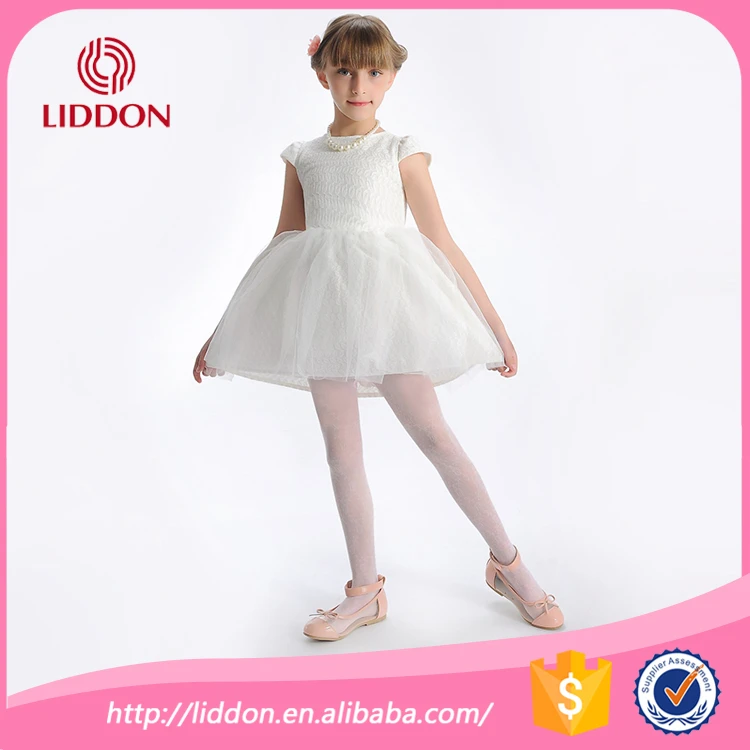 
girls beautiful white jacquard ballet dancing silk stockings pantyhose 