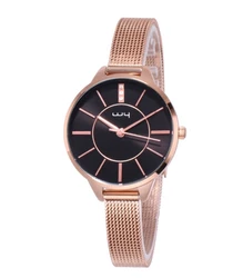 Dress Casual Female Wristwatch Women Quartz Wrist Watch No Numbers Stainless Steel For Sale