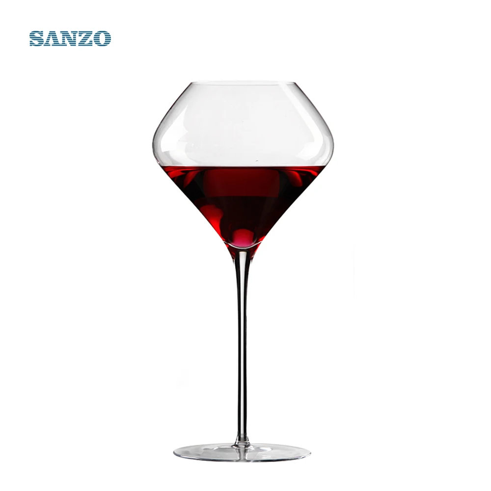 Высококачественный Небьющийся хрустальный бокал для вина на заказ с китайского завода S 900019
